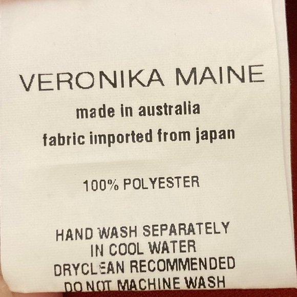 Veronika Maine V Neck Grommet Detail 3/4 Sleeve Burnt Orange Blouse - Picture 8 of 8